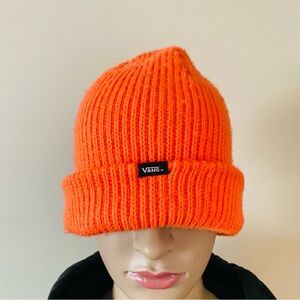 Vans Bright Orange Beanie Toque Hat